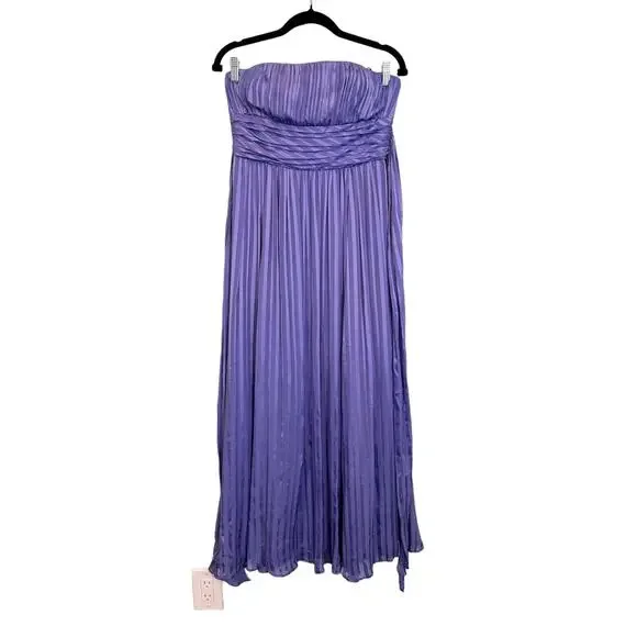 bcbg purple dress strapless Bcbg Maxazria Purple Ruffle Strapless Mini Dress